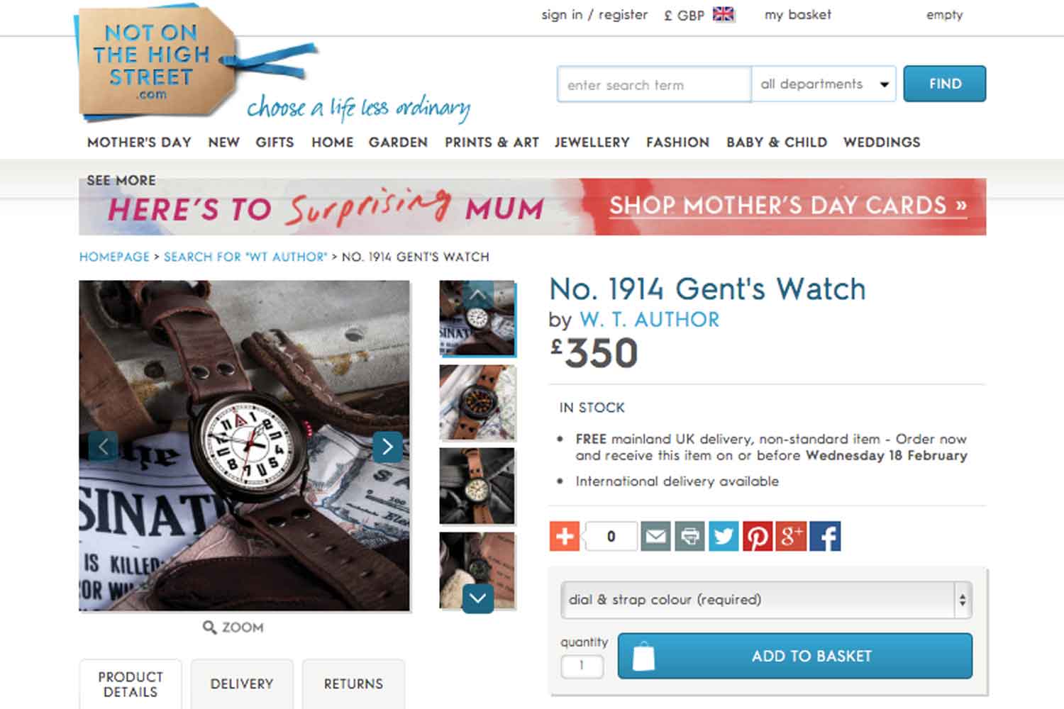 Not-On-The-High-Street-1914-W-T-Author-British-Watches-for-Men
